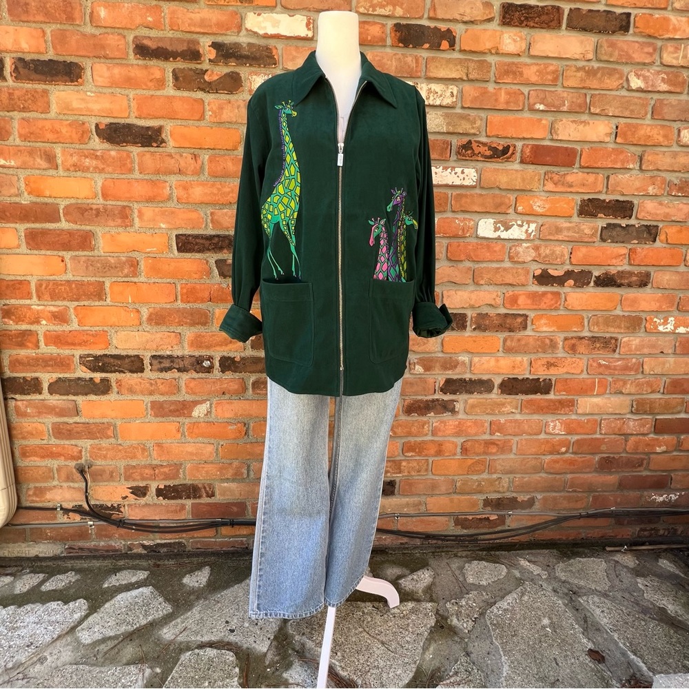 Vintage Bob Mackie Wearable Art Jacket - image 4